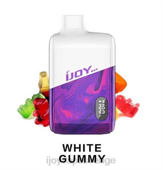 iJOY Best Flavor | iJOY Bar IC8000 disponibel 66T4199 vit gummiaktig