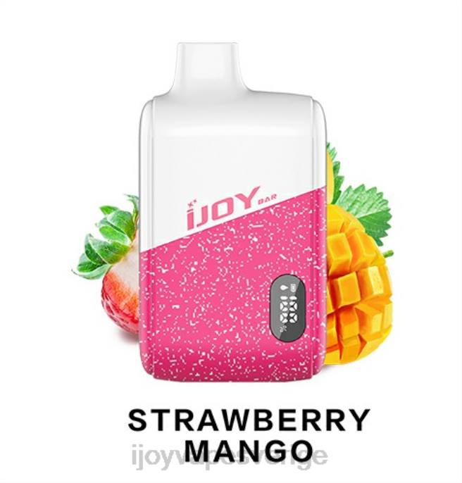iJOY Vape Flavors | iJOY Bar IC8000 disponibel 66T4194 jordgubbsmango