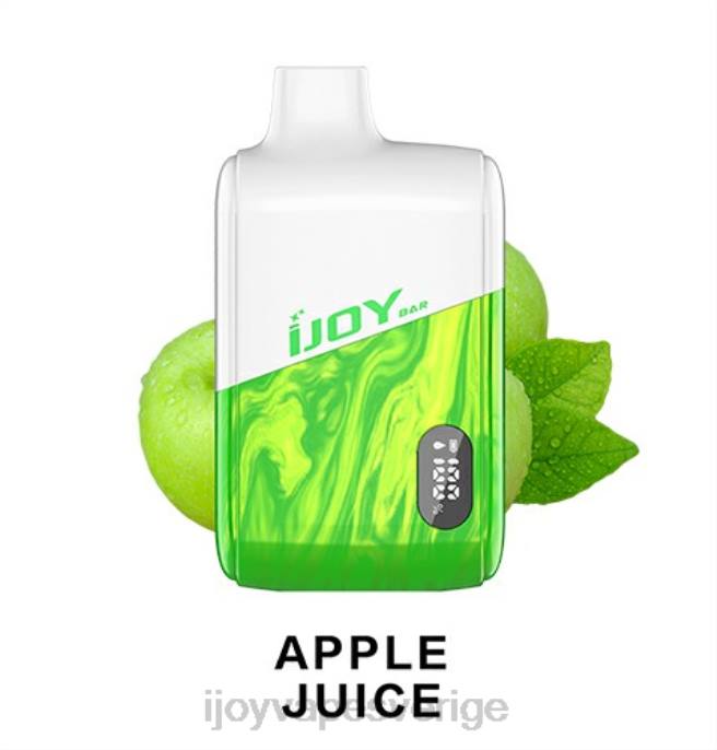 iJOY Vape Price | iJOY Bar IC8000 disponibel 66T4175 äppeljuice