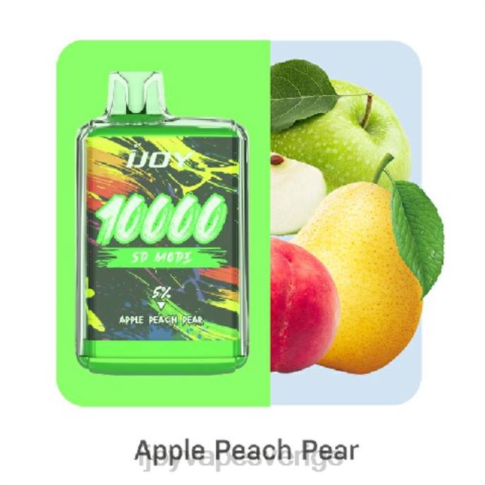 iJOY Vape Shop | iJOY Bar SD10000 disponibel 66T4160 äpple persika päron