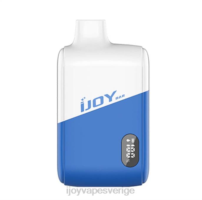 iJOY Vape Review | iJOY Bar Smart Vape 8000 bloss 66T46 blå razz is
