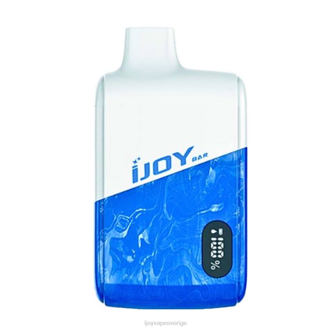 iJOY Vape Review | iJOY Bar Smart Vape 8000 bloss 66T46 blå razz is