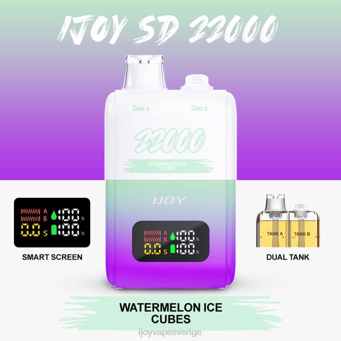 iJOY Best Flavor | iJOY SD 22000 disponibel 66T4159 vattenmelon isbitar
