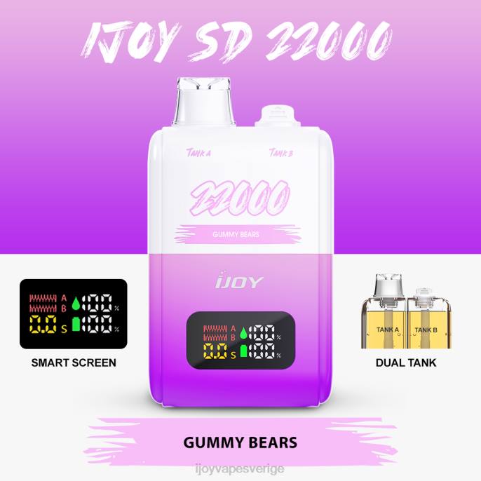 iJOY Vape Flavors | iJOY SD 22000 disponibel 66T4154 gummibjörnar