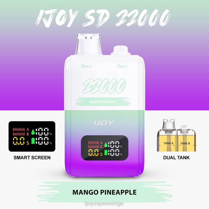 iJOY Vapes For Sale | iJOY SD 22000 disponibel 66T4157 mango ananas